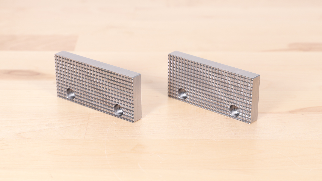 Vise Jaw, Steel Serrated (Pair)